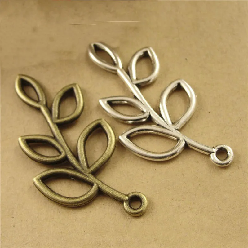 

20Pcs Gold Leaves Filigree Wraps Connectors DIY Charm Pendant Metal Crafts Connector for Jewelry Making Accessories Supplier
