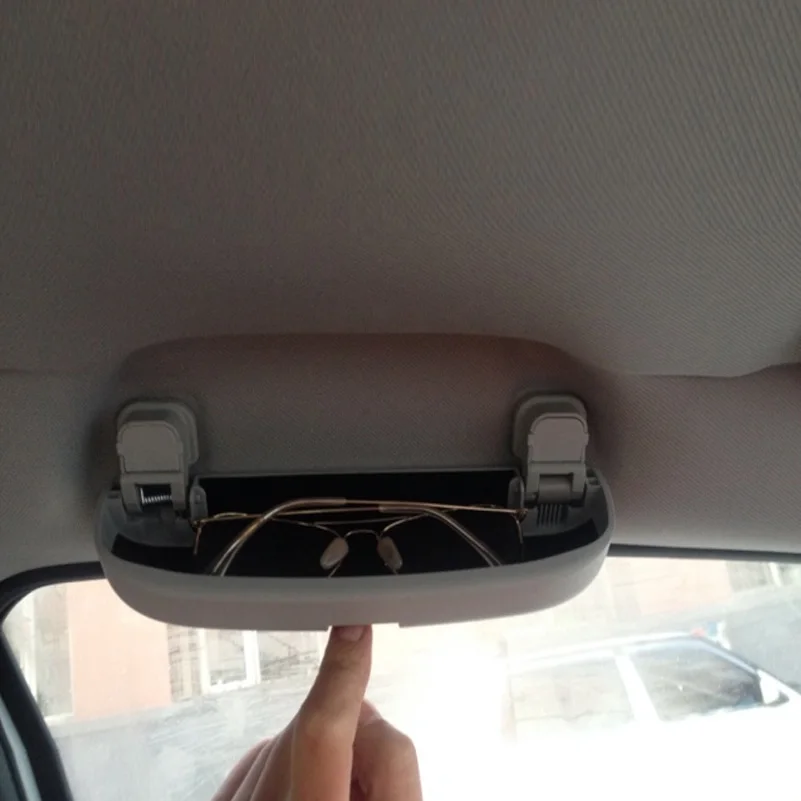 

Car Glasses Case for Audi A3 8V A4 B9 A5 A6 C7 Q3 Q5 Q7 TT R8 2012-2018 Sunglasses Holder Storage Box Auto Interior Accessories