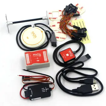 

DJI Naza M Lite Multi Flyer Version Flight Control Controller w/ PMU Power Module & LED &Cables & GPS & stand holder Original