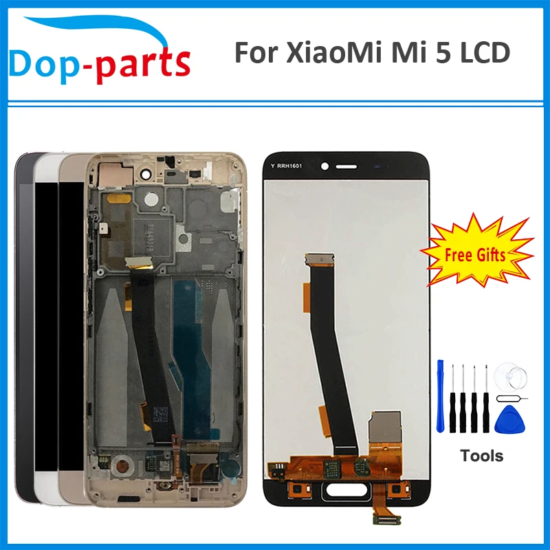 

Grade AAA+++ LCD With Frame For Xiaomi Mi 5 LCD With Frame 5.15 inch Touch Screen for Xiaomi mi 5 with Free Tools