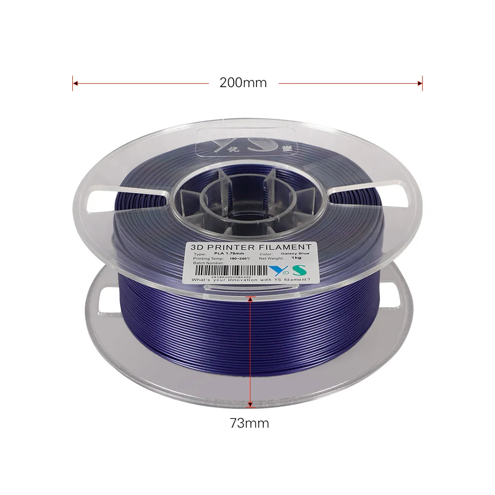 YouSu PLA/PETG Филамент 1,75 мм высокая прочность мерная точность без засорения нитей печатная консmables для 3D принтеров