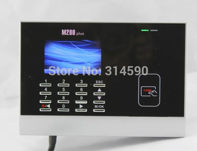 Zk tcp zk tcp بطاقة لكمة بطاقة وقت الحضور الطرفية M200Plus وقت التسجيل