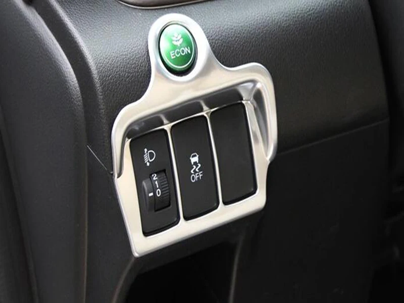 Аксессуары подходят для 2012 2013 2014 2015 HONDA CRV CR V хром матовая фара переключатель