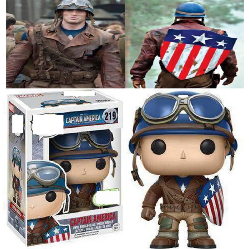 

Marvel Super Heroes CAPTAIN AMERICA Model Figure Collectible Model Toy Action Figure Kids Doll Toys For Children Original Box