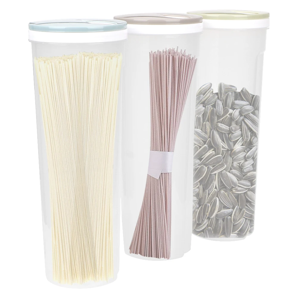 Для круп зерна овсяные гайки бобы контейнер Кухня Столовые приборы для пасты пластик еда многофункциональный ящик для хранения спагетти коробка для лапши