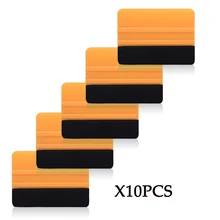 EHDIS 10 шт. цвета: золотистый, Виниловая пленка для оклейки автомобиля углеволоконная ткань Войлок Ракель скребок для Стикеры Установка инструмент для обработки окон инструмент