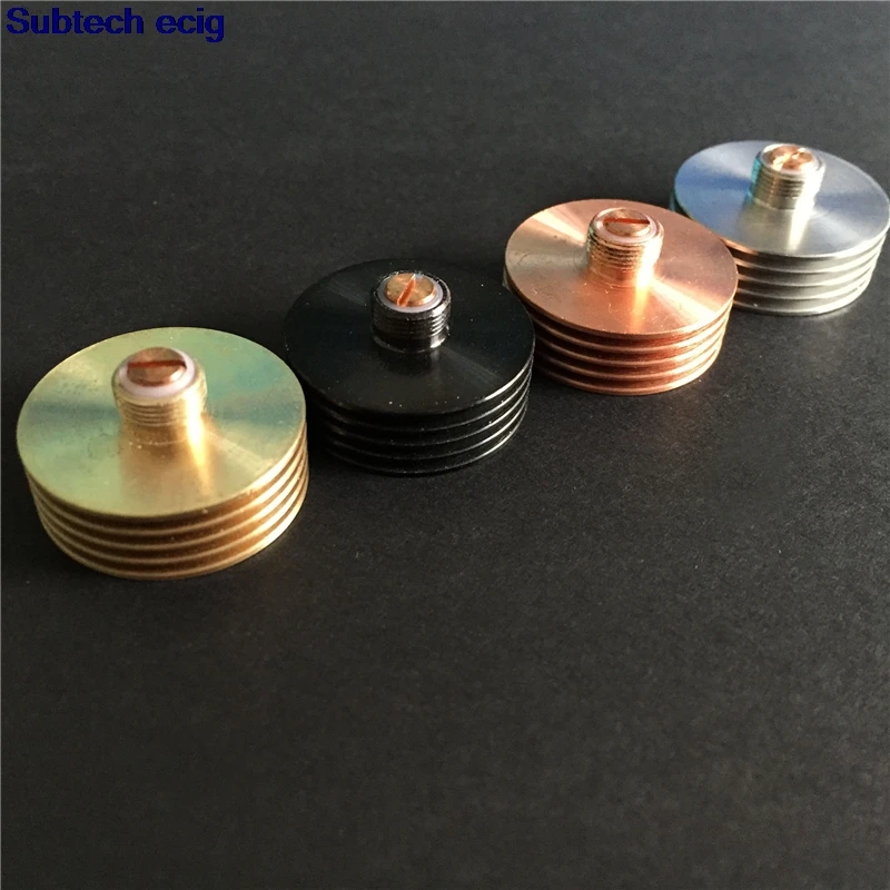 

5pcs 510 Atomizer Adapter Heat Sink Adaptor 22mm 24mm 510 Thread Bottom attached Fit 510 RDA Atomizer Rebuildable Atomizers tank