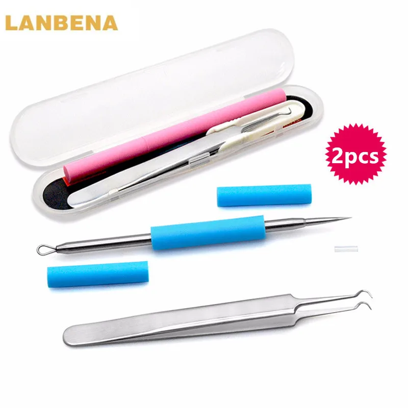 Средство для очищения кожи LANBENA acne с перекрестной иглой экстрактор Пим моющее