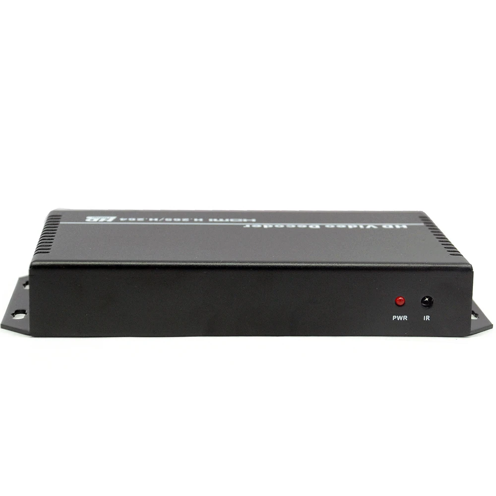 H.265 Ultra HD 4K Video Audio Decoder IP Streaming Decoder IP To HDMI + CVBS AV Support 4K Output For Decoding Encoder