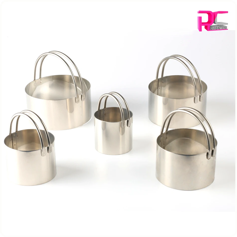 Heavy  Duty  Stainless Steel  Biscuit Cookie Cutter Set of 5 (2)