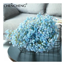 CHENCHENG 3 шт. 66 см поддельные Младенцы дыхание невесты Искусственные цветы Гипсофилы ветви украшения дома свадьба осень Декор