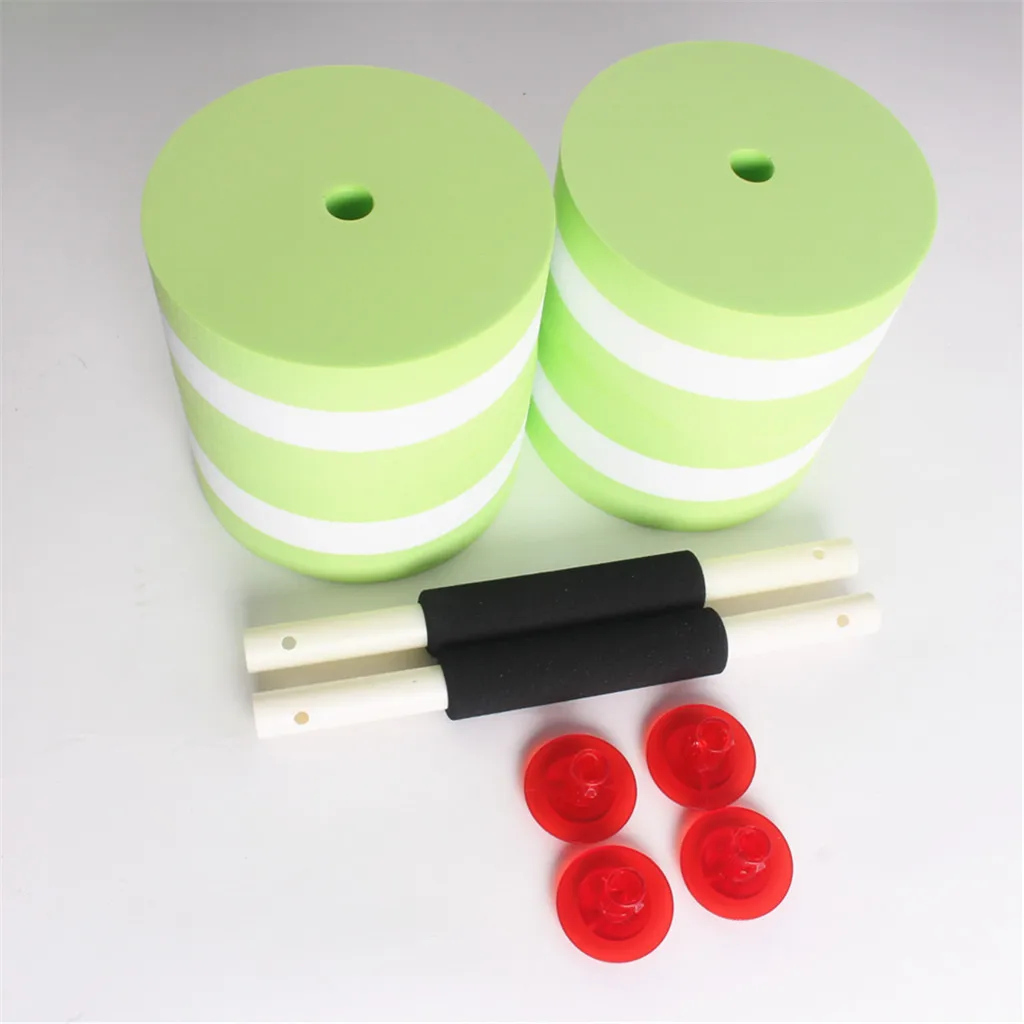 2Pcs EVA Aquatic Exercise Dumbbells Set Weights for Water Aerobics Fitness Pool Body Buliding Exercise - Water Dumbbell