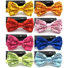 2 шт./партия, модные одноцветные галстуки-бабочки для сцены, блестящие галстуки-бабочки(можно смешивать разные