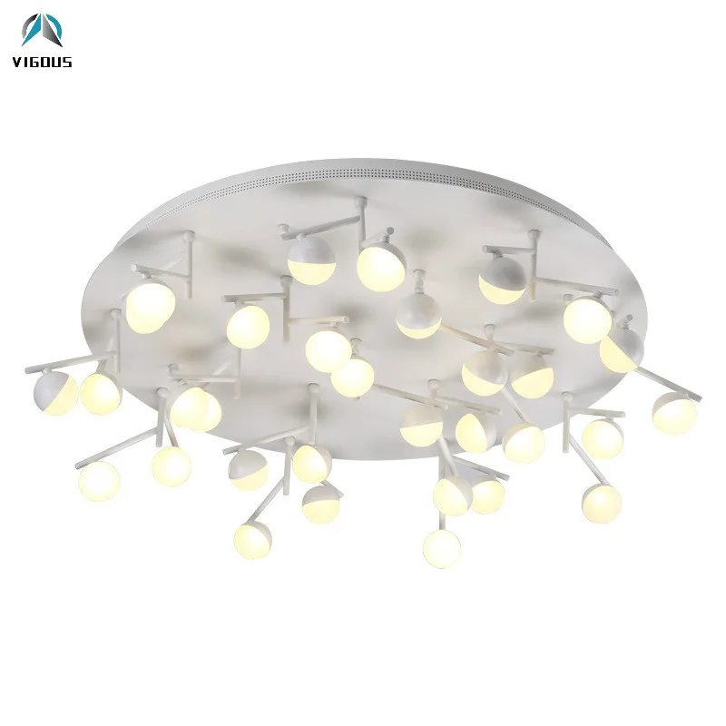 

Modern Remote Control Segmental Dimmable Led Ceiling Light Metal Luminarais Lamparas Rotatable Led Ceiling Lamp Lamp Fixtures