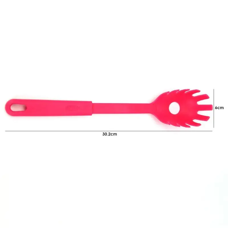 Антипригарная силиконовая кухонная утварь кухонная посуда ложка посуда с ручкой из нержавеющей стали дизайн крючка с отверстием легко чистить - Цвет: Kitchen utensils C