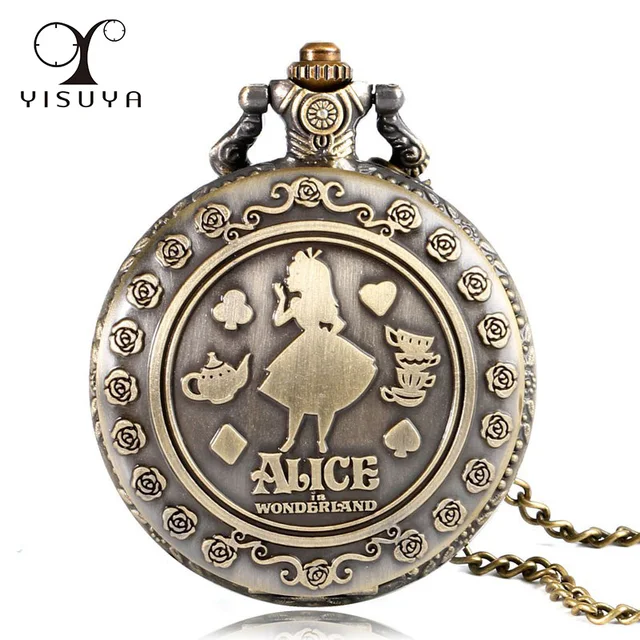 Vintage Style Women Girl Copper Classic Gift Round Pocket Watch Full Hunter Fob Vintage Style Women Girl Copper Classic Gift Round Pocket Watch Full Hunter Fob