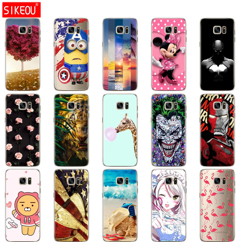 

SIKEOU soft Silicone TPU case For Samsung Galaxy S7 edge Case Cover for Samsung S 7 edge 7edge G935F SM-G935f