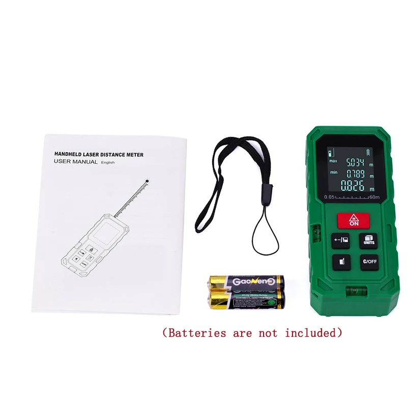40M 60M 80M 100M green Laser Distance Meter Laser Rangefinder Laser Tape Range Finder Build Measure Device Ruler Test Tool