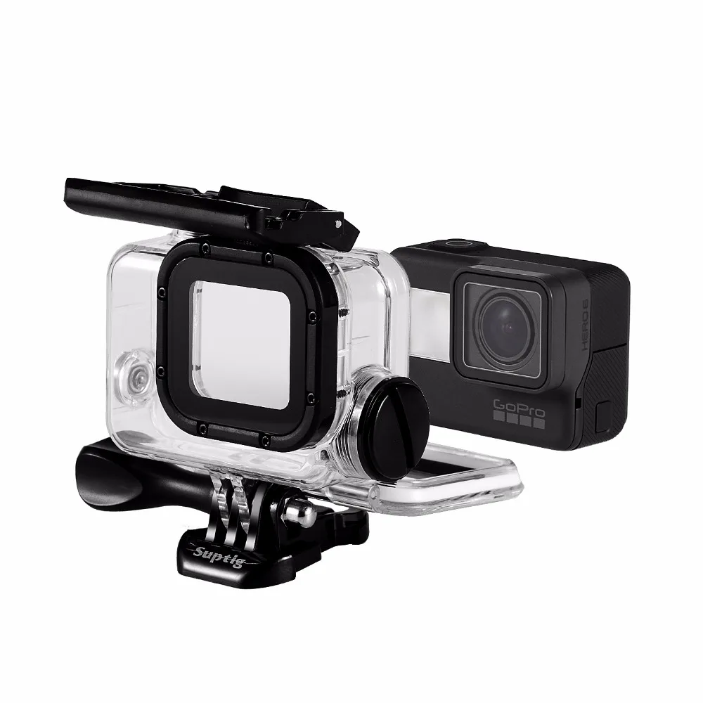 Waterproof Charging Housing Case For GoPro Hero 56 Black Diving Surfing Underwater Shell W Charger Cable For GoPro Hero5 Hero6 (6)