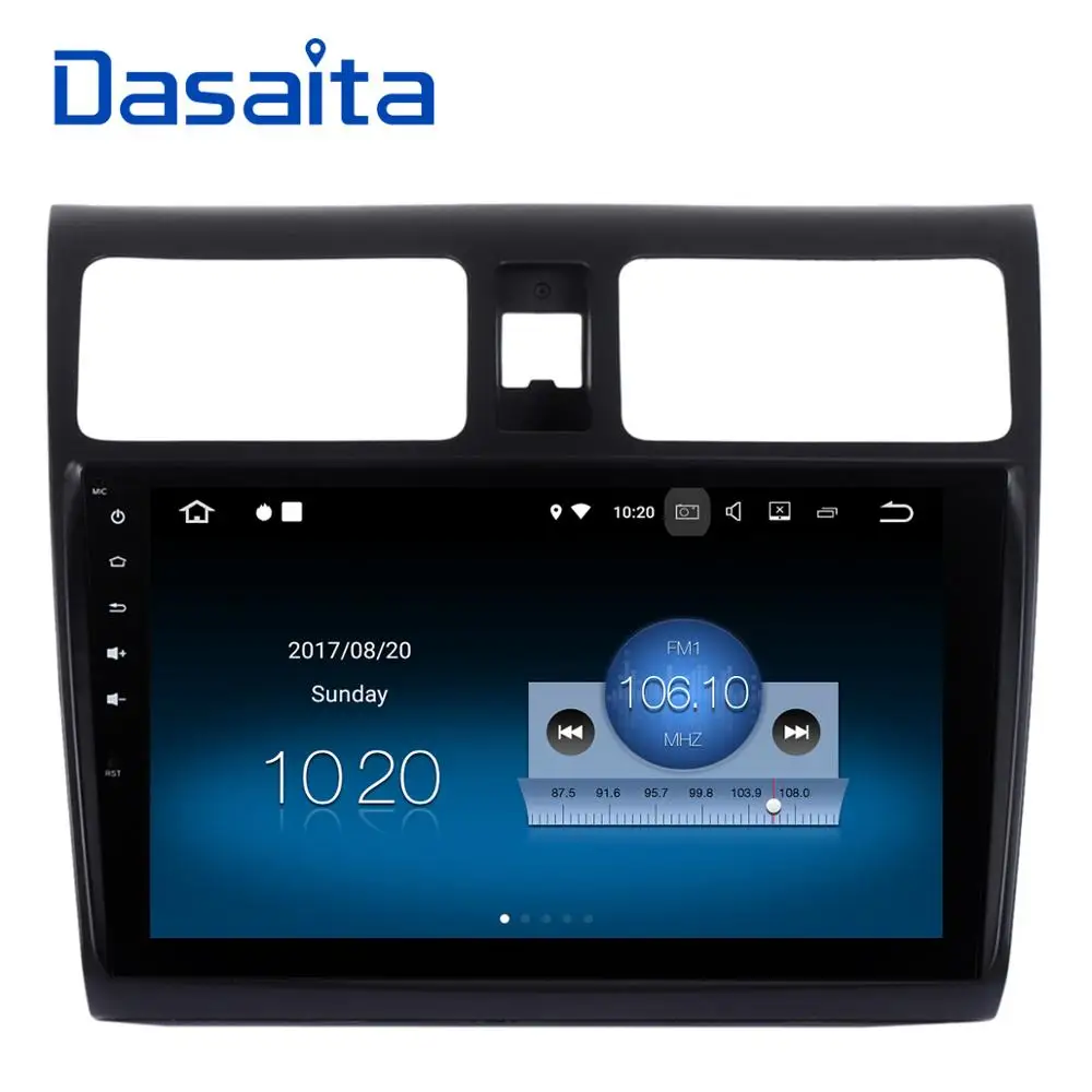 Dasaita 10 2 Android 7 1 Car font b GPS b font Player Navi for Suzuki