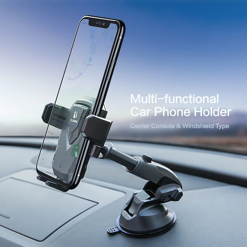 FLOVEME роскошный Автомобильный держатель для телефона для iPhone XS Max 360 Вращающийся держатель для телефона крепление на лобовое стекло подставка поддержка Telefon Tutucu крепление для телефона подстава для телефон