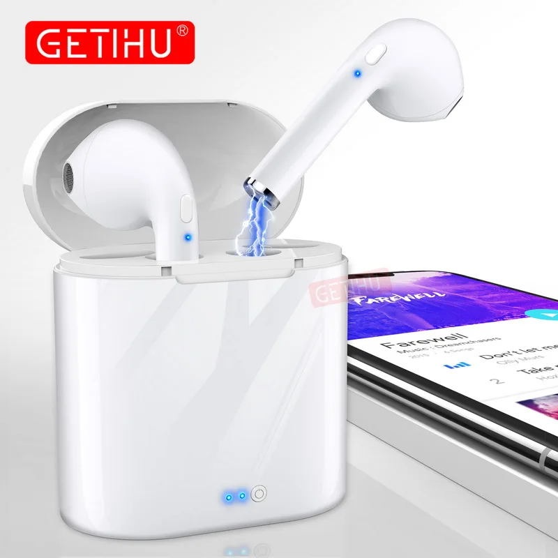Mini Bluetooth Earphone Headphones For iPhone XS Max Samsung Wireless