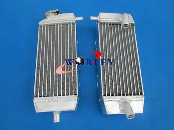 

aluminum radiator +RED HOSE FOR Kawasaki KX125 KX 125 03 04 05 06 07 08
