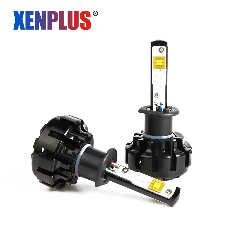 Автомобильные фары Xenplus H1 Led V18 turbo H3 H11 H4 H7 HB4 HB3 9006 9005 XHP50 чип супер яркий 12 в 60 Вт 6000LM