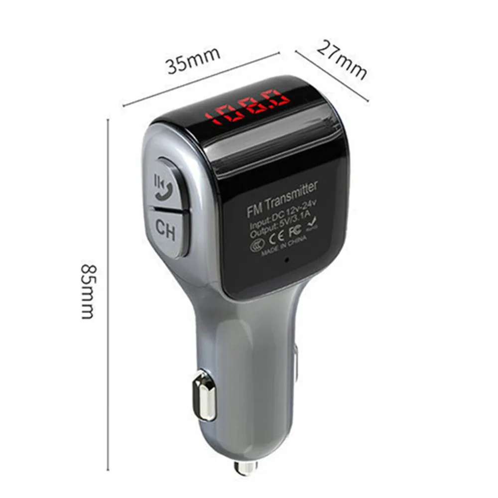 A01 мини Автомобильный MP3 плеер двойной USB Автомобильное быстрое зарядное