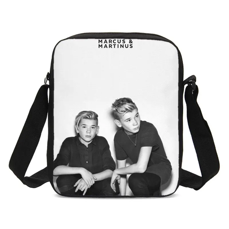 

Marcus and Martinus Patteern Crossbody Bags For Men Women Fashion Hip Hop Style Small Sling Bags Leisure Messenger Bags Handbags