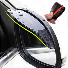 Car Accessories Rearview Mirror Rain eyebrow Rain Cover for KIA RIO Ford Focus Hyundai IX35 Solaris Mitsubishi ASX Outlander