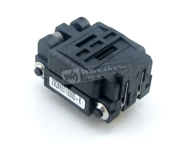 

module QFN28 MLP28 MLF28 28QN65T16060 Plastronics IC Test Burn-in Socket QFN Programming Adapter 0.65mm Pitch + Free Shipping