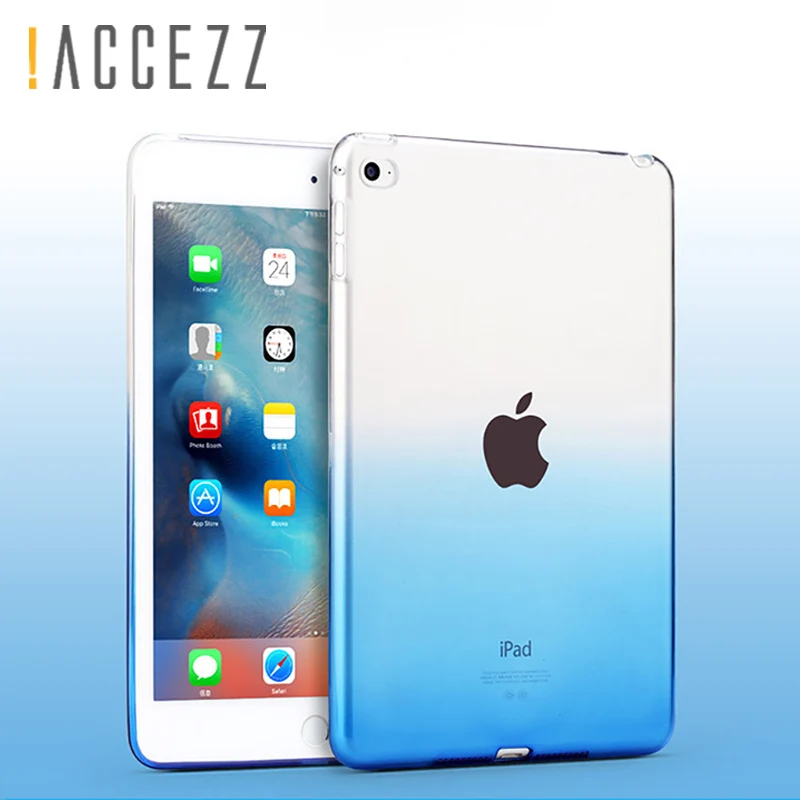 ! ACCEZZ чехол для планшета Apple iPad 2/3/4 Защитный Мягкий 9 7 дюймовый прозрачный