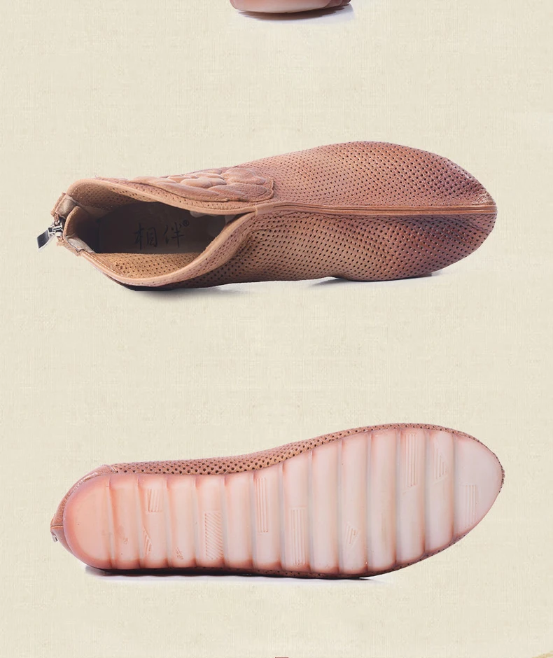 Женская обувь ручной работы; винтажная женская обувь из натуральной кожи с цветочным узором; красивые ботинки; удобная повседневная обувь на плоской мягкой подошве