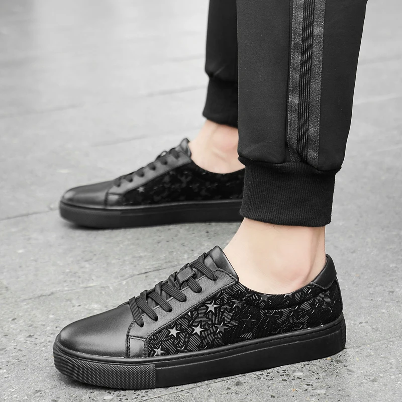 

Shoes Men Flat genuine Leather Shoes outdoor Male Soft Soles Uppers Shoes Man cow Leather Wholesale Sneakers Shoes big size 48 5