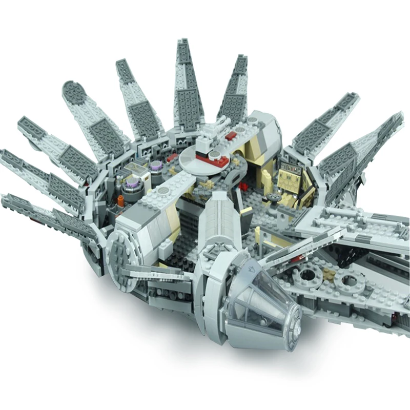 LEPIN 05007 Star Wars Series Force Awakens Millennium Falcon Educational Building Blocks Marvel Kids font b