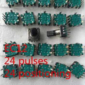 

2PCS/LOT ALPS Alps type EC12 encoder with switch 24, location 24, pulse shaft length 15MM
