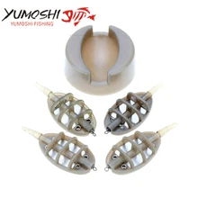 Vivid-мир 2 Шт./компл. Рыбалка Pesca Феддер Набор Приманка Метатель 15/20/25/35 г Карп Фидер рыбалка Рыболовные принадлежности снасти