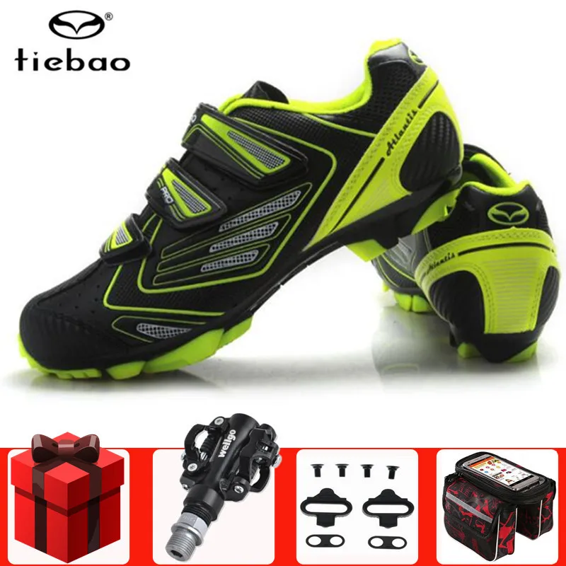 

Tiebao Cycling shoes sapatilha ciclismo mtb SPD pedal set bicicleta men sneakers women self-locking bicycle mountain bike shoes