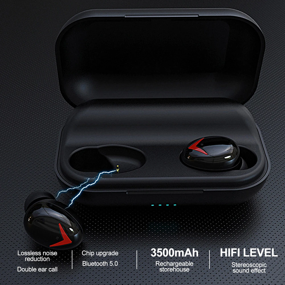 TWS A8 IPX6 Smart Wireless Bluetooth V5.0 Headphone Headset Handsfree MIC APP Control Support For Anodorid/IOS Phone