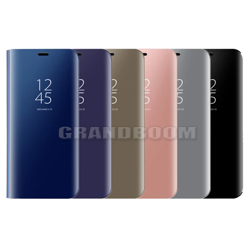Флип кожаный умный зеркальный чехол для Xiaomi Mi 9T CC9E 9 8 SE A1 Mix Max 3 Redmi 7A 6 K20 Pro 5 Plus Note 7 S2