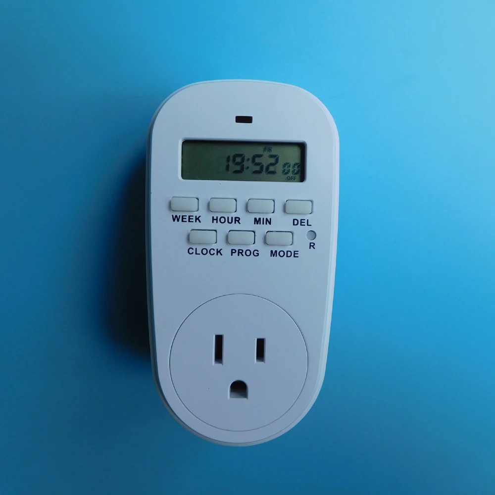 

GET02A-US 125V 15A Electronic Timer Socket Digital Timer Suitable for Household Appliances Equipment Street Lights Billboards