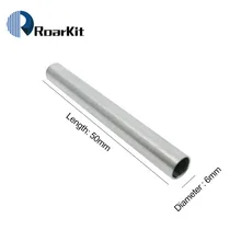 10 шт./лот термопара/RTD/6*50 мм DS18B20/NTC капсулированная трубка из нержавеющей стали