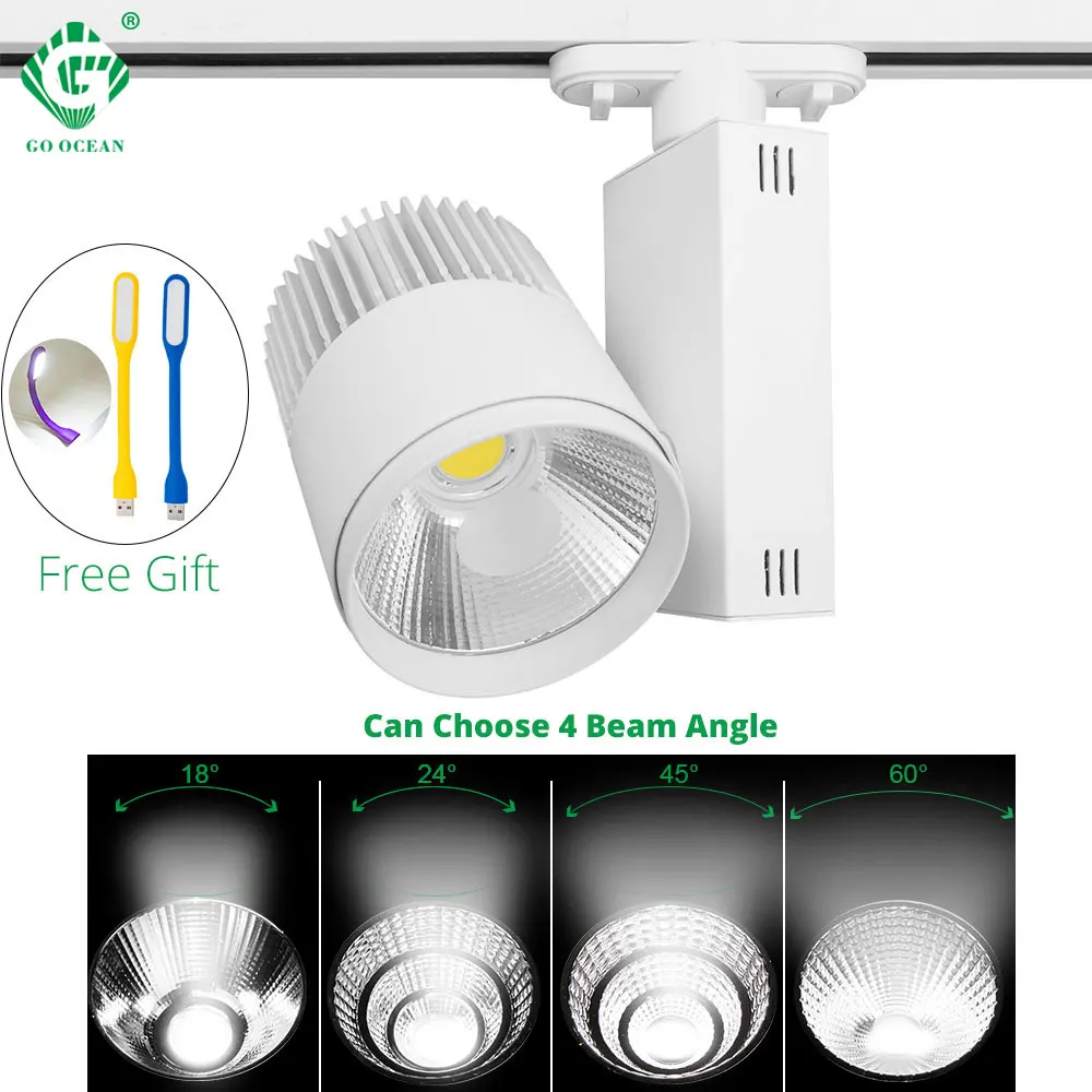 LED Track Light Fixtures Kitchen Lighting Lamp Modern Spot Rail 10pcs