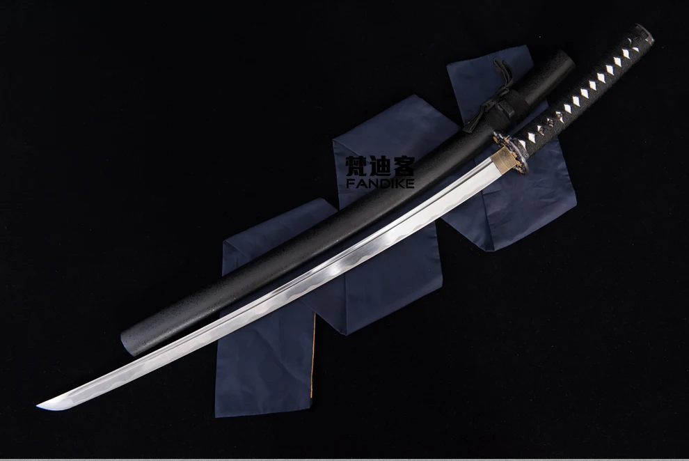 Бритва острый японский самурайский меч ручной работы Wakizashi цветы Боевая готовая флами Хамон японский самури Дракон лезвие