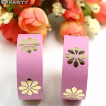 ZFPARTY 15 мм* 10 м клейкая лента для скрапбукинга DIY ремесло липкий деко маскировки японской бумаги васи лента розовый цветок