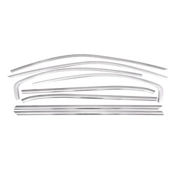 HIGH FLYING Steel Matte 8pcs Window Sill Kit Frame Cover Molding Trim Without Middle Pillar For Alfa Romeo Giulia 2017-2018
HIGH FLYING Steel Matte 8pcs Window Sill Kit Frame Cover Molding Trim Without Middle Pillar For Alfa Romeo Giulia 2017-2018