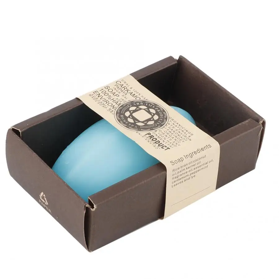 

110g Natural Mint Handmade Soap Whitening Oil Control Facial Cleansing Skin Care Soap Body Soap
