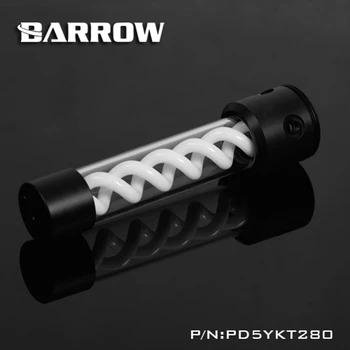 

Barrow PD5YKT280 D5 Virus-T Cylinder Water Reservoir Water Tank Computer Water Cooling UV Lighting Included PMMA-POM