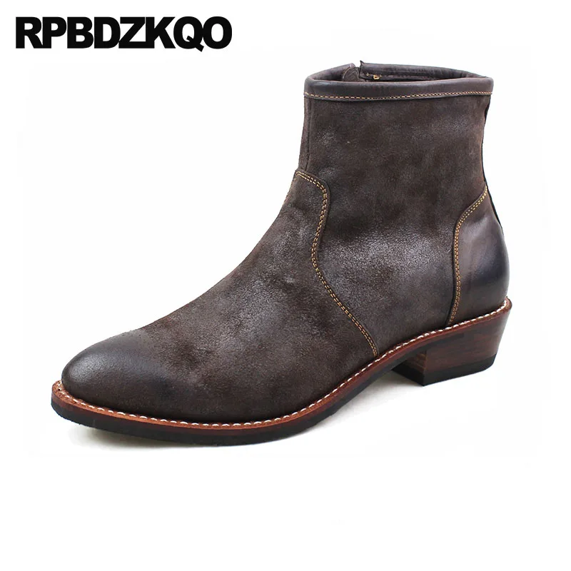 ankle western boots mens